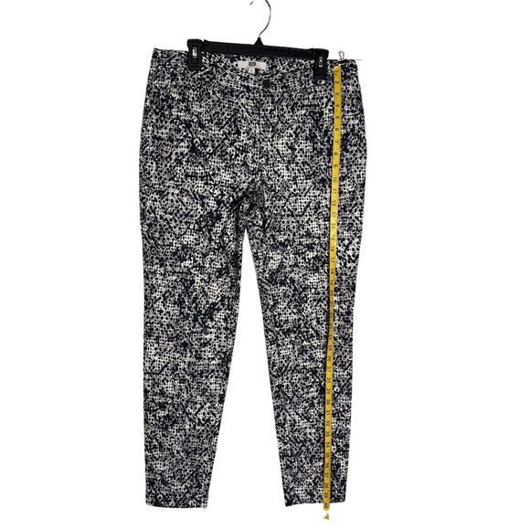 Etcetera Ornamental Black, Gray & White Patterned Skinny Pants Size 12 - Picture 7 of 13